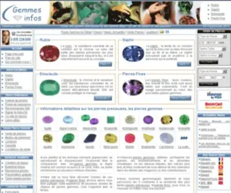 Gemmes-Infos.com(Guide des pierres précieuses) Screenshot