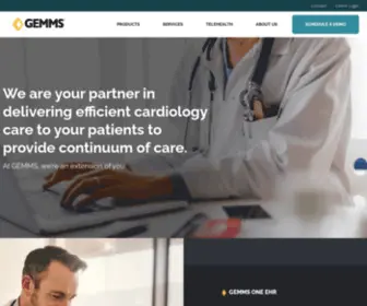 Gemmsone.com(GEMMS EHR) Screenshot