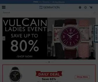 Gemnation.com(Luxury Watches at Discount Pricing) Screenshot