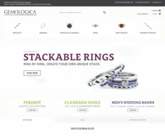 Gemologica.com(Fine Online Jewelry Store) Screenshot