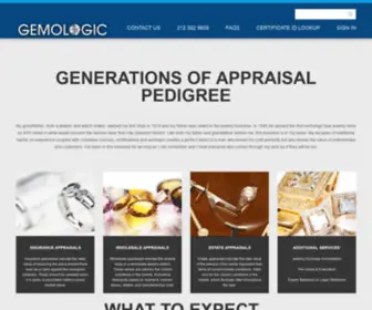 GemologicJewelryappraisal.com(Gemologic Diamond & Fine Jewelry Appraisals) Screenshot