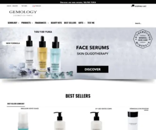 Gemology-Paris.com(Cosmetics Paris) Screenshot
