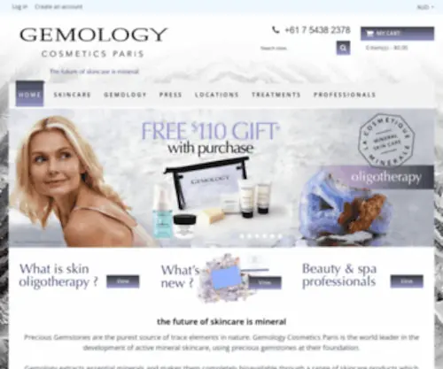 Gemologycosmetics.com.au(Gemology Cosmetics) Screenshot