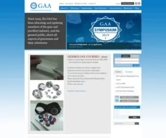 Gem.org.au(The Gemmological Association of Australia) Screenshot