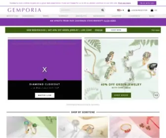 Gemporia.com(Diamonds, Engagement Rings, Jewellery & Special Offers) Screenshot