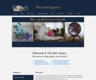 Gemquarry.com(The Gem Quarry Store) Screenshot