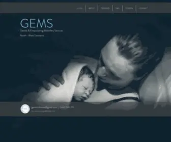 Gems-TAS.com(Homebirth North West Tasmania GEMS) Screenshot