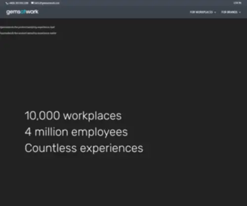 Gemsatwork.com(Employee Rewards) Screenshot