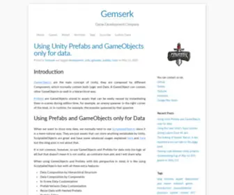 Gemserk.com(Development) Screenshot