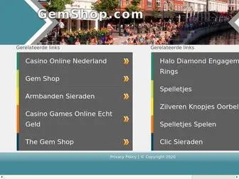 Gemshop.com(Cultured stone) Screenshot