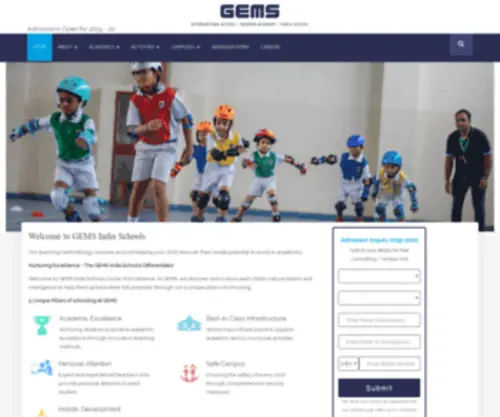 Gemsinternationalschool-Palamvihar.com(GEMS International School Palam Vihar Gurgaon) Screenshot