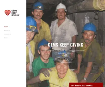 Gemskeepgiving.org(Gems Keep Giving) Screenshot