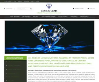 Gemsngems.com(Buy Loose Gemstones Online) Screenshot