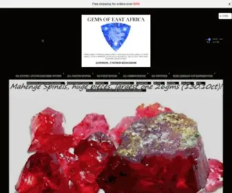 Gemsofeastafrica.com(FINE GEMSTONES FROM SOURCE) Screenshot