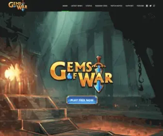 Gemsofwar.com(Match 3 Puzzle RPG from the Developers of Puzzle Quest) Screenshot