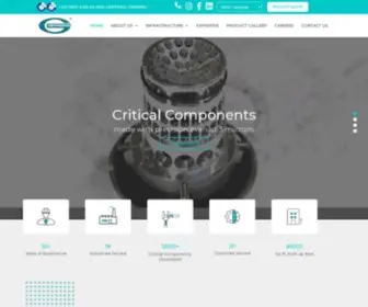 Gemsons-ENGG.com(A Leader in the CNC Machined Component and Assembly Business) Screenshot