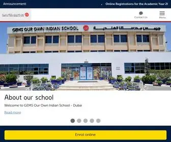 Gemsoo-Alquoz.com(GEMS Our Own Indian School) Screenshot