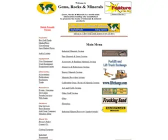 Gemsrocks.com(Industrial Minerals) Screenshot