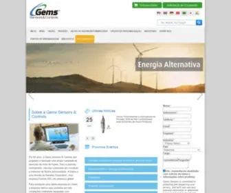 Gemssensors.com.br(Sensores e Interruptores de Nível para Aplicações de Sensoriamento de Nível) Screenshot