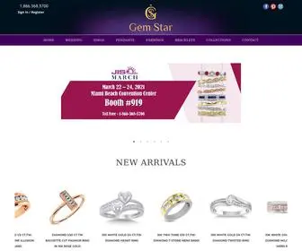 Gemstarco.com(Diamond and Bridal Jewelry By Gem Star) Screenshot