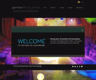 Gemstarusa.org(Entertainment Production Promotion) Screenshot