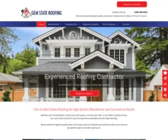 Gemstateroofing.com(Commercial Roofer Nampa) Screenshot