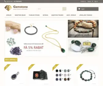 Gemstone.dk(Sten smykker krystaller køb ædelsten stenperler) Screenshot