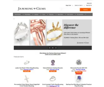 Gemstoneauction.com(Ring Mountings) Screenshot