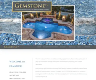 Gemstonepools.com(Un parallleld Exellence in Pool Interior Finishes) Screenshot