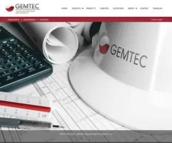 Gemtec.nb.ca(Consulting Engineers and Scientists) Screenshot