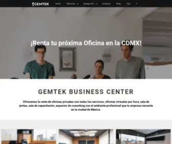 Gemtek.com.mx(Business Center) Screenshot