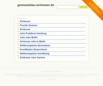 Gemuesebau-SChlosser.de(Otwin Schlosser Gemüsebau in Hochdorf) Screenshot