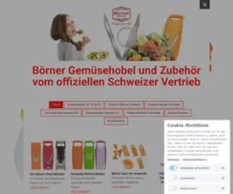 Gemuesehobel-Boerner.ch(Gemüsehobel) Screenshot