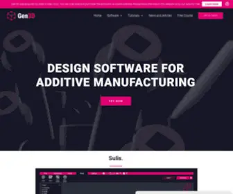 Gen3D.co.uk(Design Software for Additive Manufacturing) Screenshot