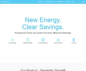 Genability.com(Giving people control over their energy costs) Screenshot