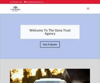 Genatrustinsurance.com(Farmers Insurance) Screenshot