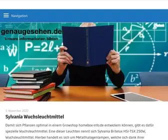 Genaugesehen.de(Unsere Informationen bilden) Screenshot