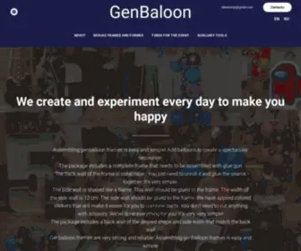 Genballoon.com(Balloons frames decoration mosaic balloon) Screenshot