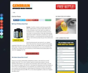 Genbrains.net(Try A Free Bottle Today) Screenshot