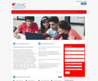 Genclearning.com(GENC Learning Solutions Home) Screenshot