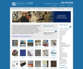 Gencosupplies.com(Genco Supplies) Screenshot