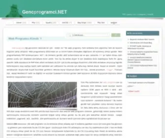 GencProgramci.net(Web Programlama) Screenshot