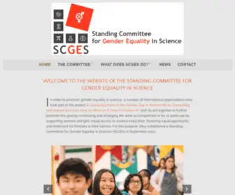 Gender-Equality-IN-Science.org(Standing Committee for Gender Equality in Science) Screenshot