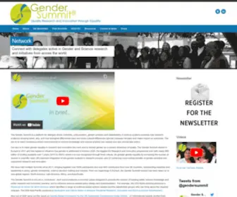 Gender-Summit.com Screenshot