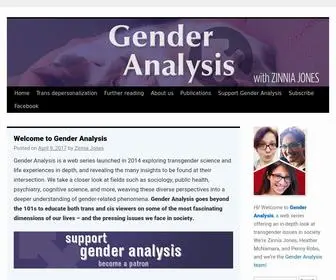 Genderanalysis.net(Gender Analysis) Screenshot