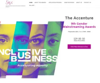 Genderawards.com(Gender Mainstreaming Awards Africa) Screenshot