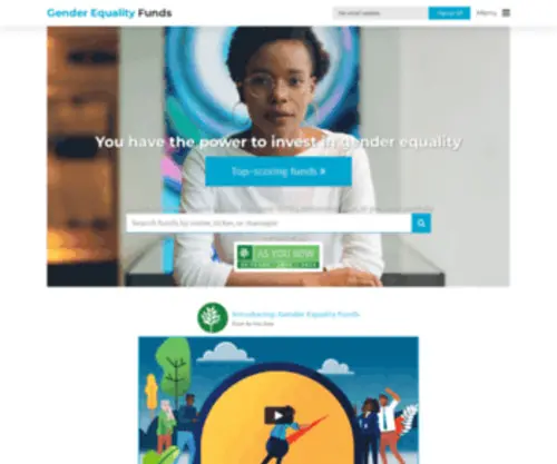 Genderequalityfunds.org(Genderequalityfunds) Screenshot