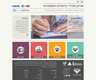 Genderlocal.org(שוויון מגדרי ברשויות המקומיות) Screenshot