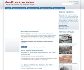 Gendisasters.com(GenDisasters) Screenshot