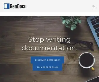 Gendocu.com(GRPC SDK and Documentation generator) Screenshot